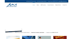 Desktop Screenshot of amscouriers.co.uk